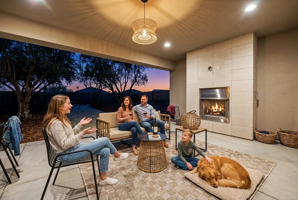 Family enjoying life at Palmetto Estates